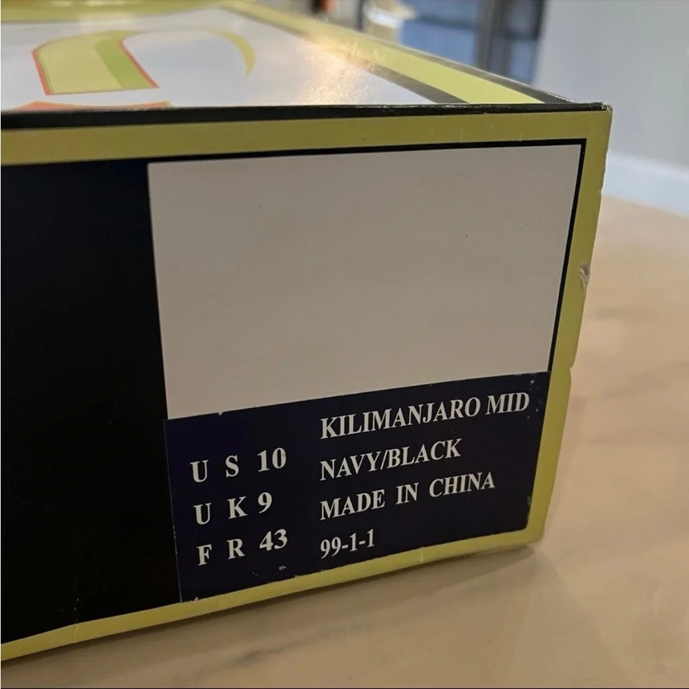 LL Cool J Najee Kilimanjaro Mid Leather Boots Black Sz 10. Rare Rap Legend NIB - Picture 2 of 13